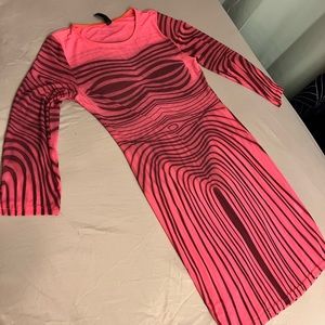 Pink Camouflaging Dress